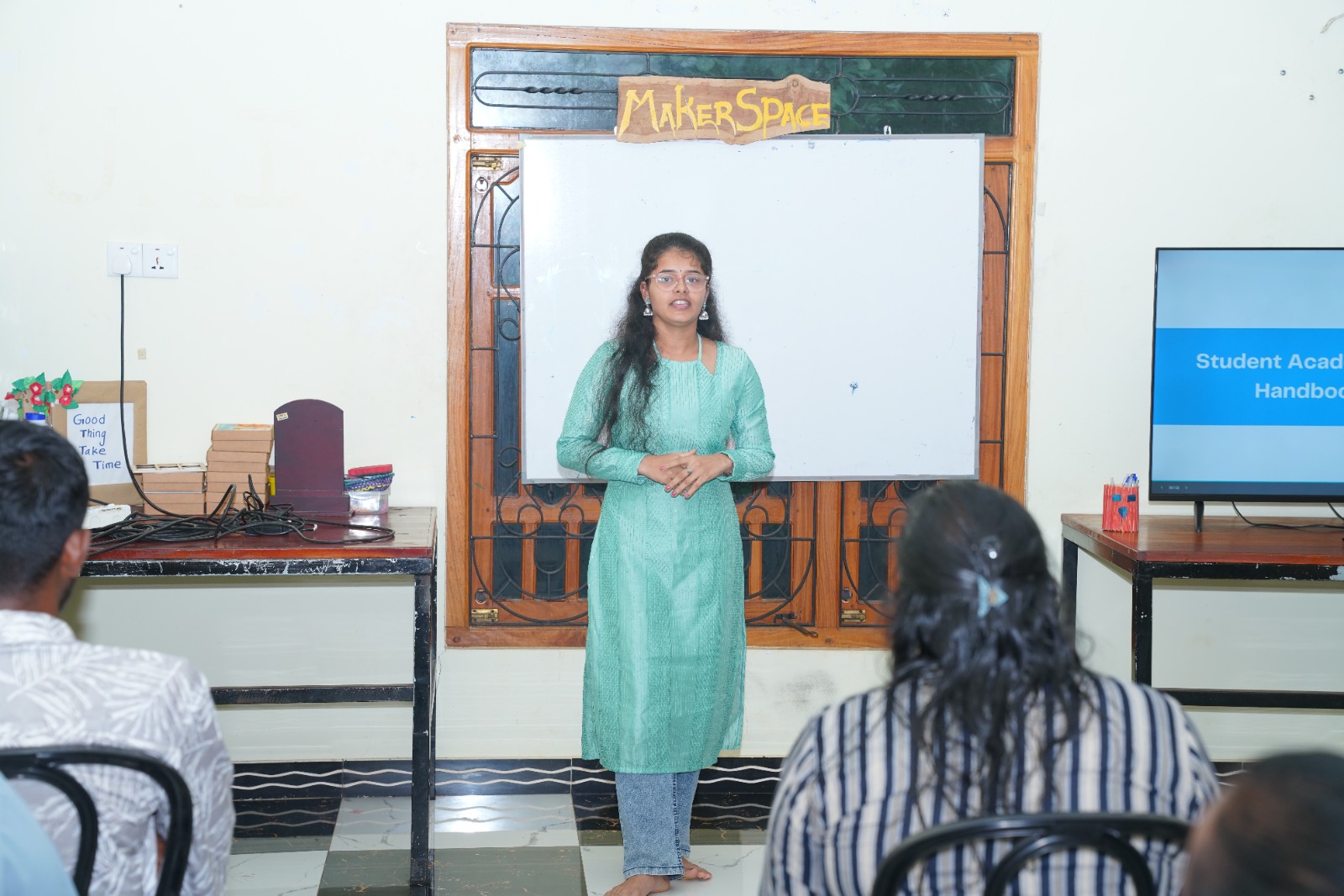 Speaking at a MakerSpace experience sharing session